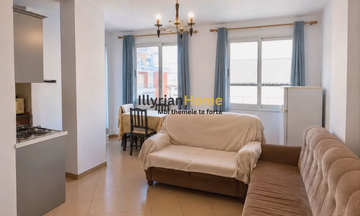 House for Rent Apartment in Tirana, 1+1, Furniture Furnished, Payment 38,000  Leke.