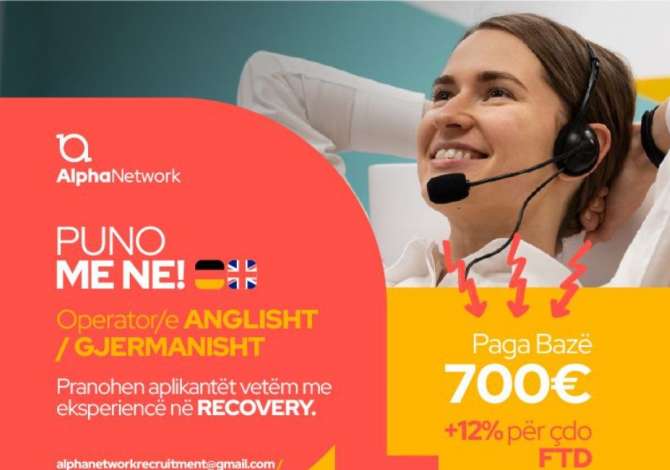 Job Offers for Call Center Agent in Tirana