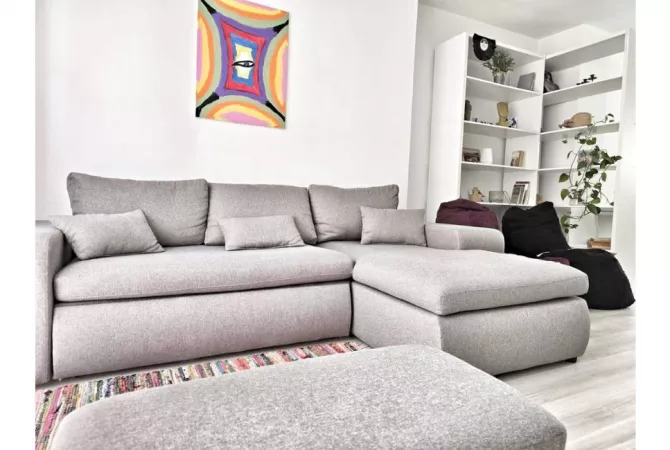 Shtepi me qera Apartament ne Tirane, 1+1, Mobilimi E mobiluar, Pagesa 600  Euro.