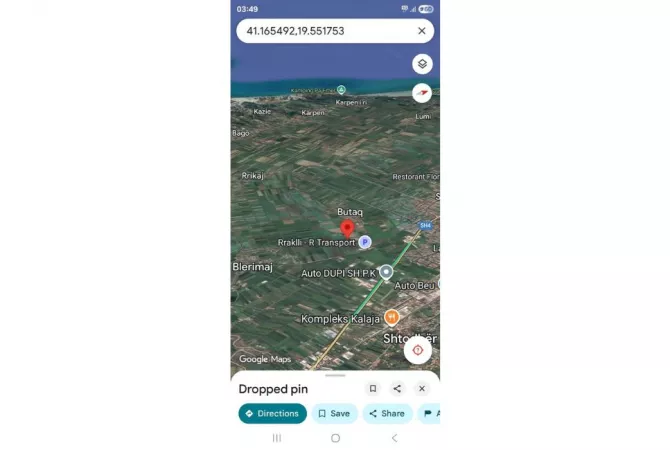 Truall ose Toke ne Kavaje - 48,000 Euro