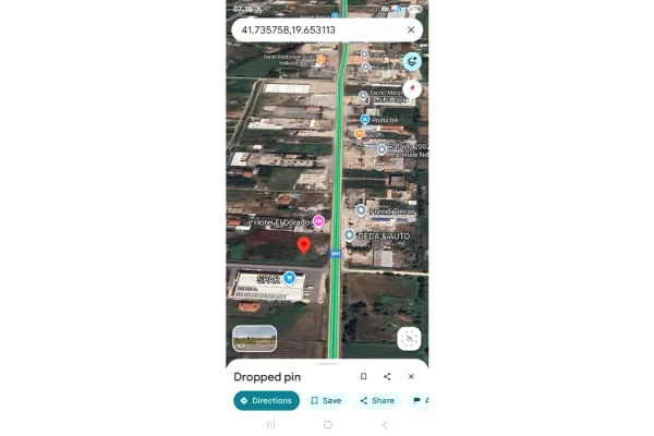 Shitet Pronë 3500 m² Me certifikatë pronësie