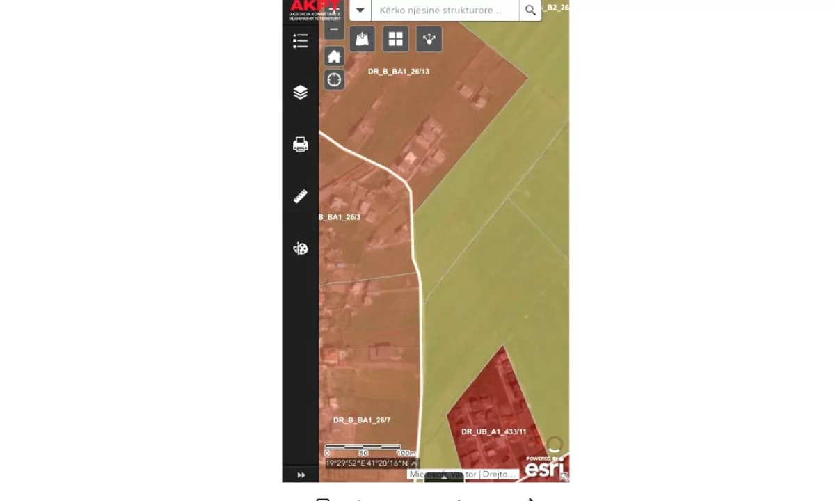 Shitet toke 3,050 m2 ne Rrashbull