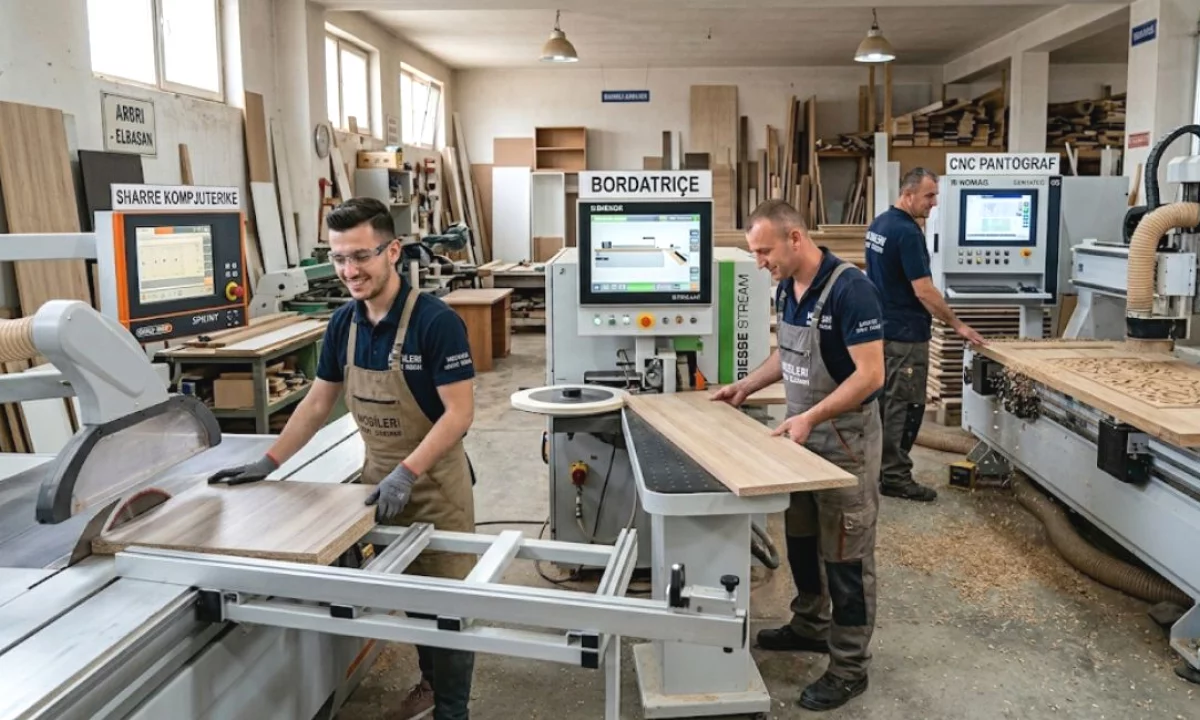 Job Offers in Kruja, Profession CNC Pantograf, Prerës me sharrë kompjuterike, Punëtor për Bordatrice , With experience, Payment By Agreement.