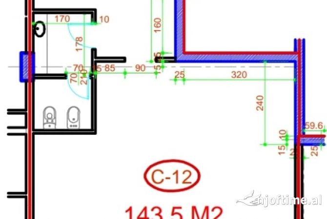 Ambiente Commerciale in Affitto 3+1 a Tirana - 3,300 Euro