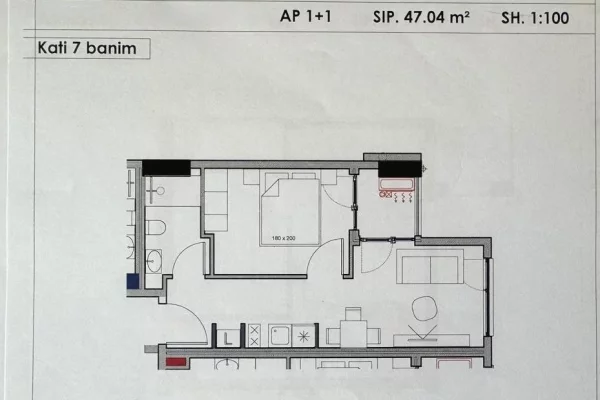 🏠Shitet Apartament 1+1 📍Myslym Shyr