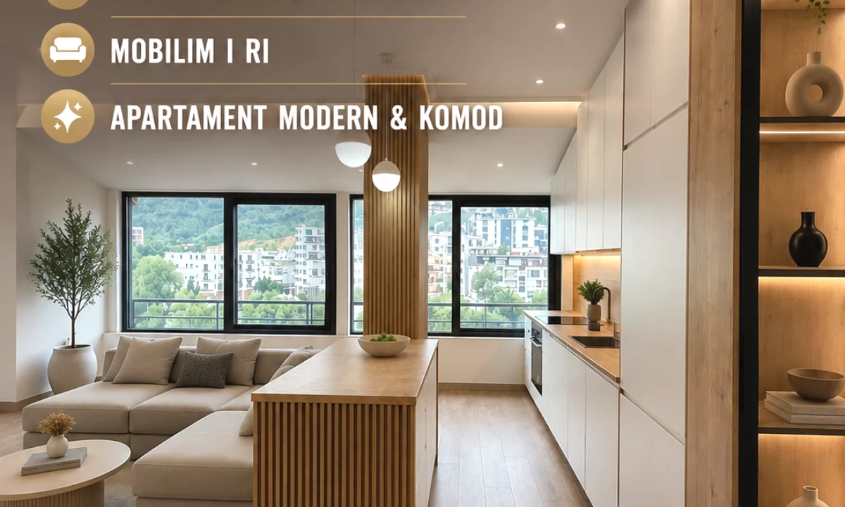 Shtepi ne shitje Apartament ne Tirane, 2+1, Mobilimi E mobiluar, Pagesa 273,000  Euro.