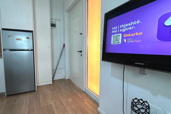 Shtepi ne shitje Apartament ne Tirane, 1+1, Mobilimi E mobiluar, Pagesa 66,000  Euro.