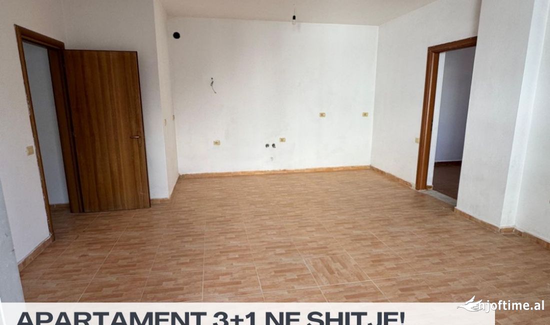 Shtepi ne shitje Apartament ne Tirane, 3+1, Mobilimi Bosh, pa mobiluar, Pagesa 193,000  Euro.