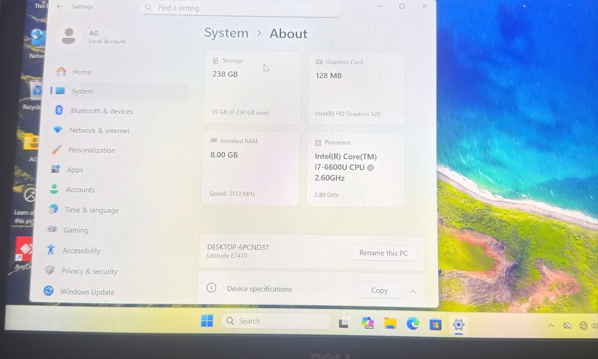 Shitet Laptop DELL Latitude E7470 / i7