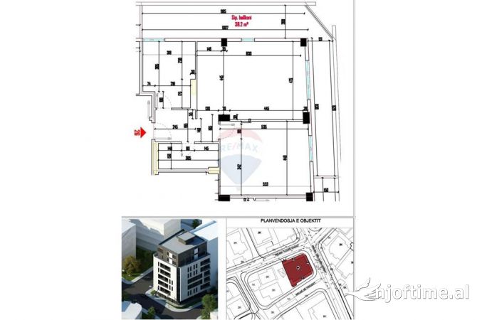 Ambiente Commerciale in Affitto 3+1 a Tirana - 450 Euro