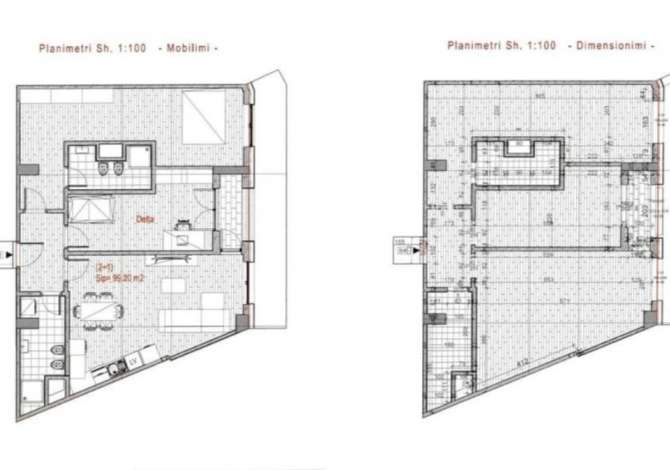 Shitet apartament 2+1+2 tek Rezidenca Salillari, Liqeni i Thate 