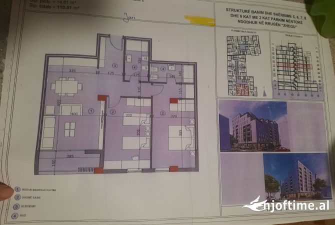 Shitet apartament 2+1 ne Ali Dem, Evergreen Rezidence/ 149,000 Euro