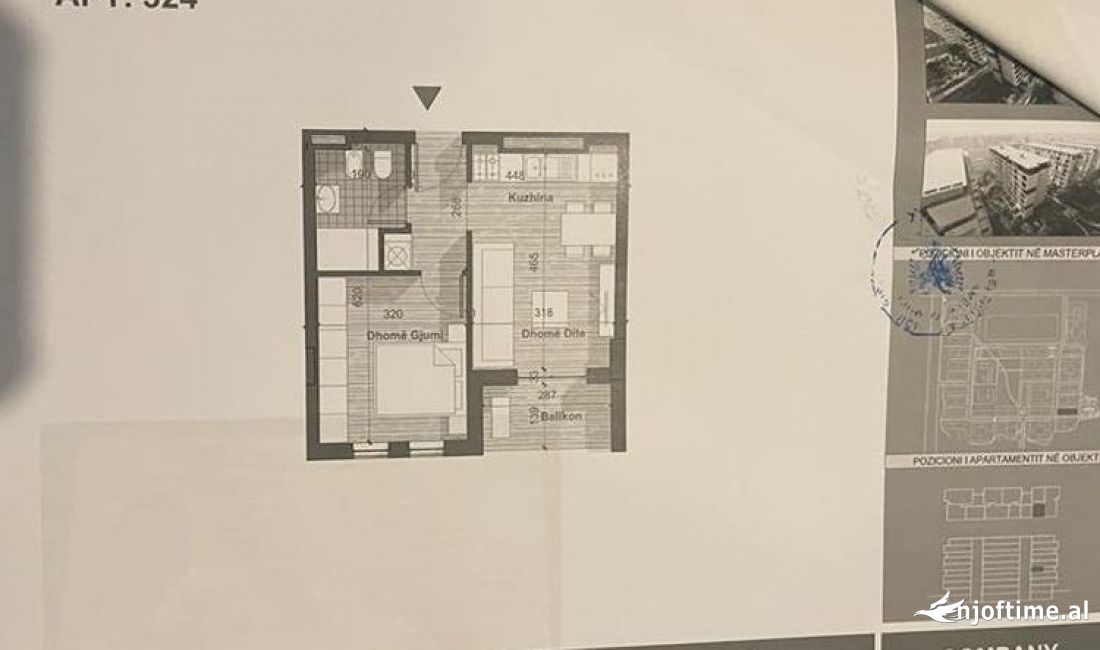 Shtepi ne shitje Apartament ne Tirane, 1+1, Mobilimi Bosh, pa mobiluar, Pagesa 66,000  Euro.