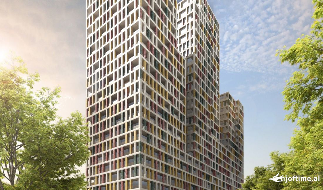 Shtepi ne shitje Apartament ne Tirane, 1+1, Mobilimi Bosh, pa mobiluar, Pagesa 192,000  Euro.