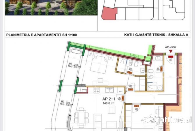 House for Sale 2+1 in Elbasan - 111,450 Euro