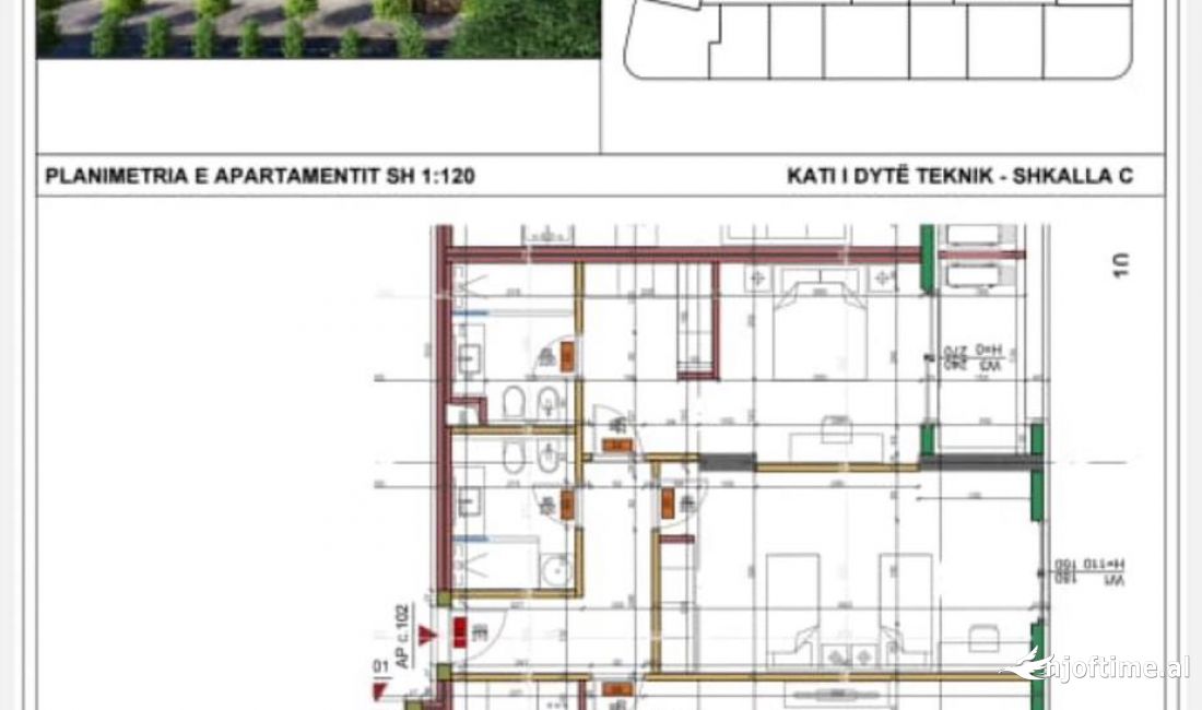 Apartment for sale in Elbasan 2+1, Emty