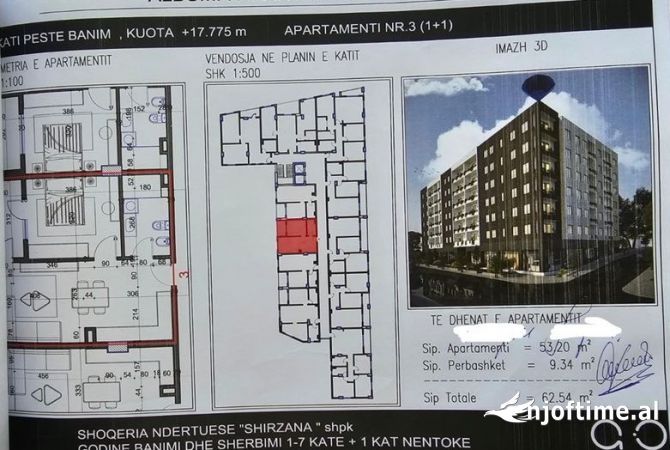 Shtepi ne shitje 1+1 ne Tirane - 65,667 Euro