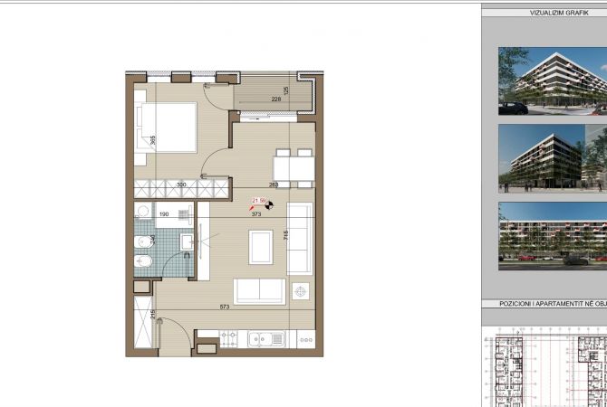 Casa in vendita 1+1 a Tirana - 44,394 Euro