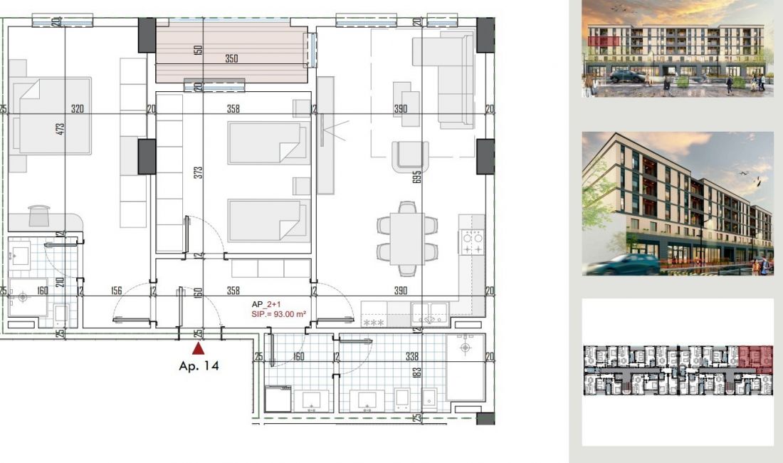 Shtepi ne shitje Apartament ne Tirane, 2+1, Mobilimi Bosh, pa mobiluar, Pagesa 87,000  Euro.