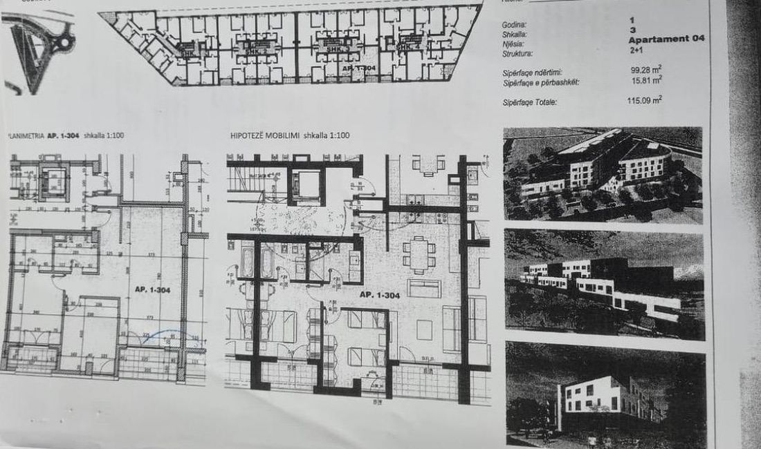 Shtepi ne shitje Apartament ne Tirane, 2+1, Mobilimi Bosh, pa mobiluar, Pagesa 230,000  Euro.