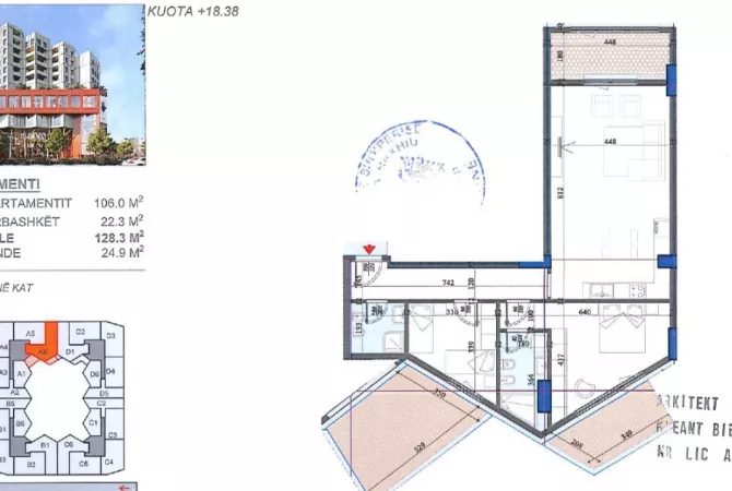 Shtepi ne shitje 2+1 ne Tirane - 239,257 Euro