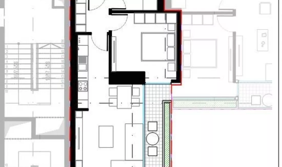 Shtepi ne shitje Apartament ne Tirane, 1+1, Mobilimi Bosh, pa mobiluar, Pagesa 175,972  Euro.