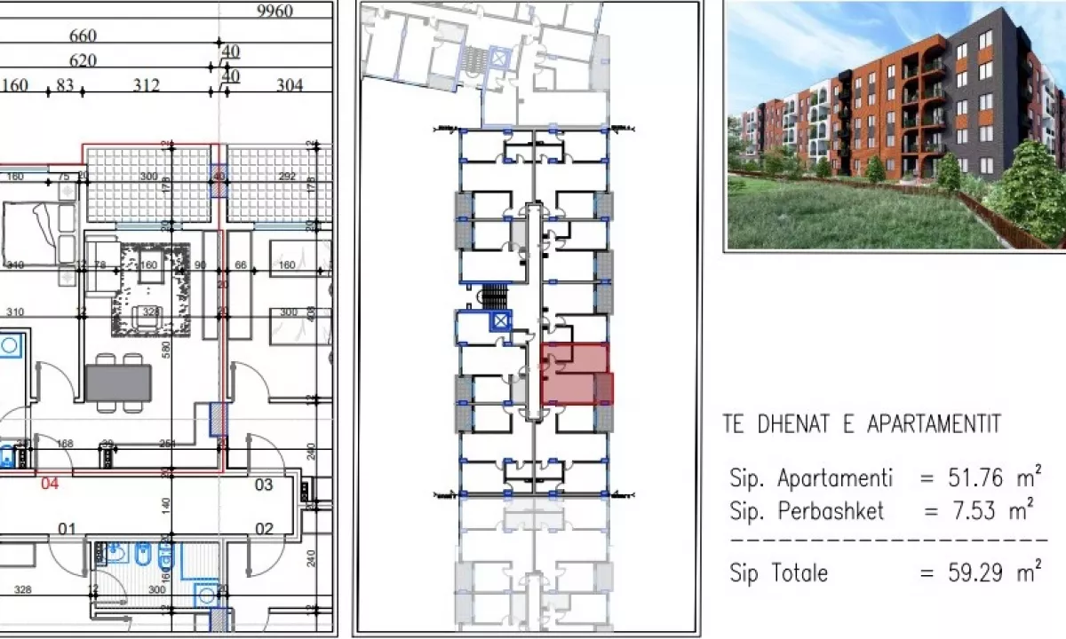 Appartamento in vendita a Tirana 1+1, Vuoto