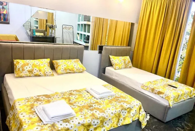 Shtepi me qera Apartament ne Tirane, 1+1, Mobilimi E mobiluar, Pagesa 65,000  Leke.