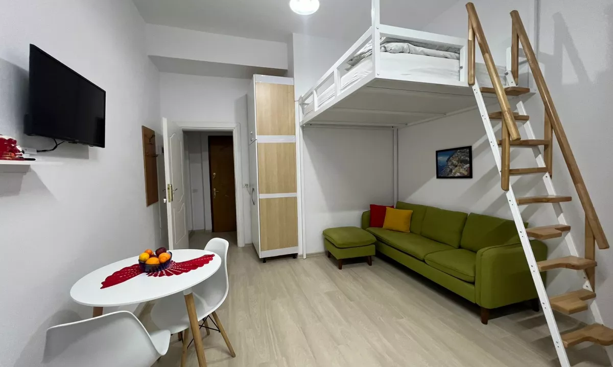 Shtepi me qera Apartament ne Tirane, Garsoniere, Mobilimi E mobiluar, Pagesa 600  Euro.