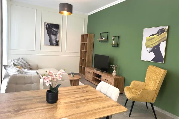 Shtepi me qera Apartament ne Tirane, 1+1, Mobilimi E mobiluar, Pagesa 65,000  Leke.