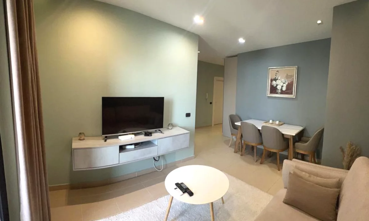 Shtepi me qera Apartament ne Tirane, 1+1, Mobilimi E mobiluar, Pagesa 1,200  Euro.