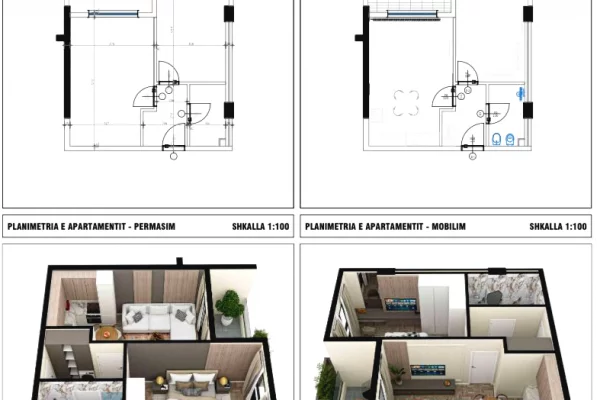 Appartamento in vendita a Durazzo 1+1, Vuoto