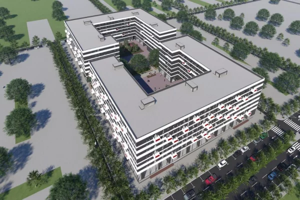 Shitet apartament 1+1 ne Kamez