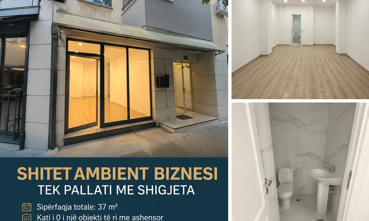 Shitet ambient biznesi tek Pallati me Shigjeta 