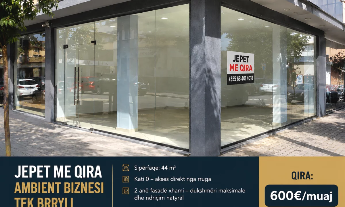 Jepet me qira ambient biznesi tek Brryli