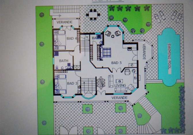 Villa di lusso in vendita a Tirana 7+1, SemiArredato