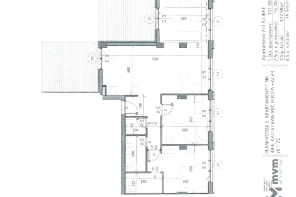 Shtepi ne shitje Apartament ne Tirane, 2+1, Mobilimi Bosh, pa mobiluar, Pagesa 270,000  Euro.