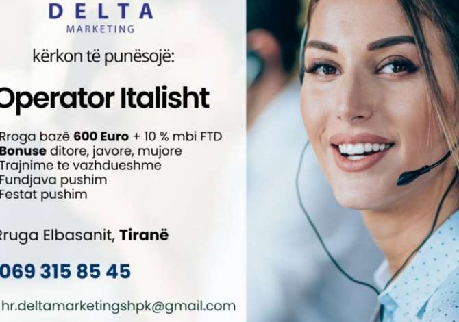 Job Offers for Call Center Agent in Tirana