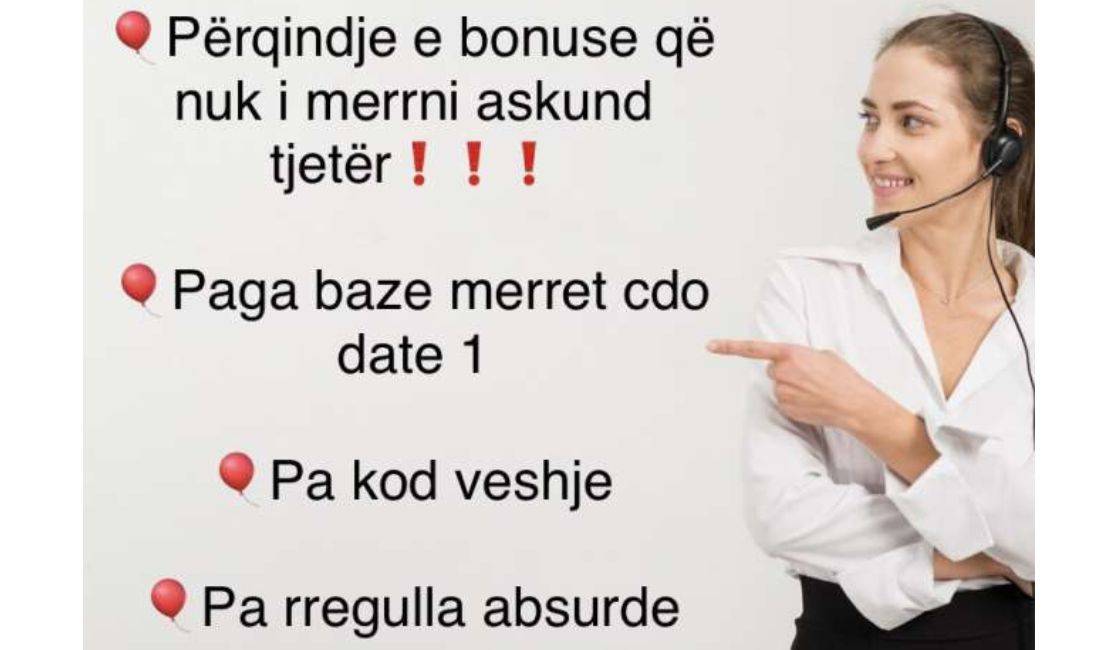 Job Offers in Tirana, Profession Agjent te gjuhes Gjermane, Italiane, Spanjolle , Beginner/Little experience, Payment 1,000  Euro.