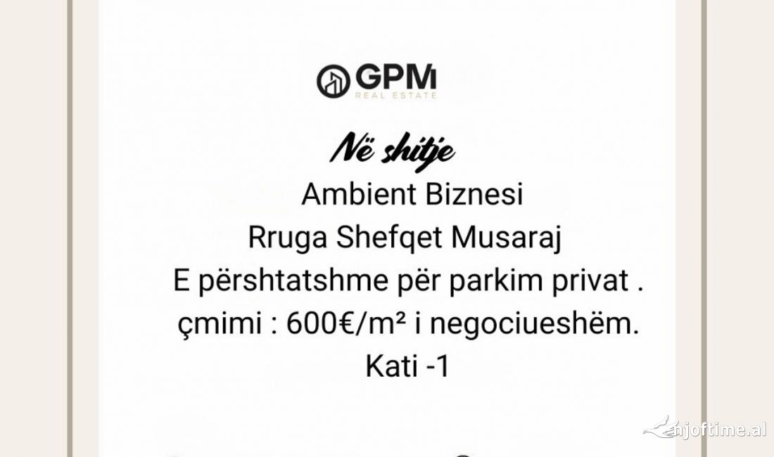 Ambjent biznesi ne shitje ne rrugen Shefqet Musaraj 