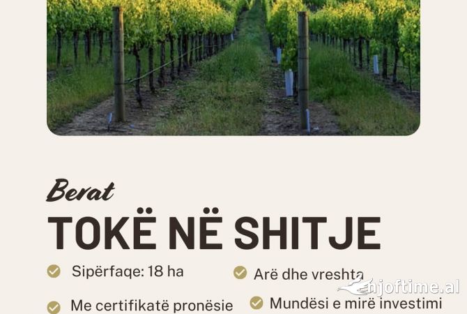 Land for Sale in Berat - 540,000 Euro