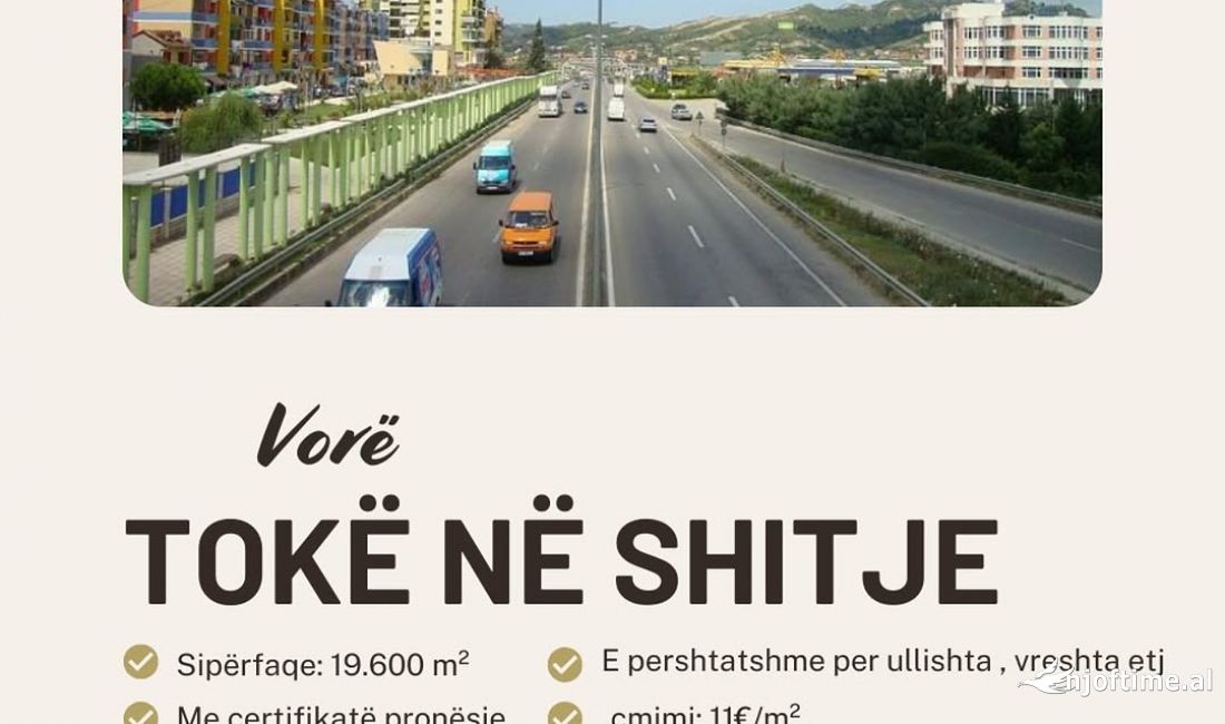 Toke ne shitje ne Vore