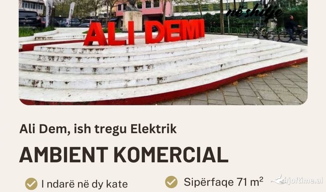 Dyqan ne shitje ne Ali Dem 