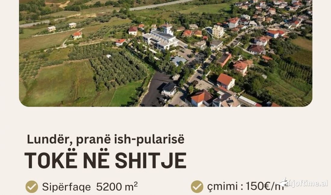 Toke ne shitje ne Lunder 