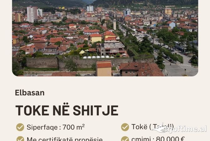 Truall ne shitje ne Elbasan 