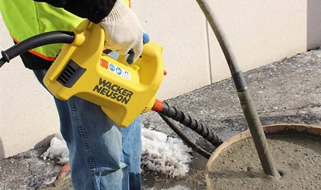 Vibrator i brendshem betoni modular model M2500