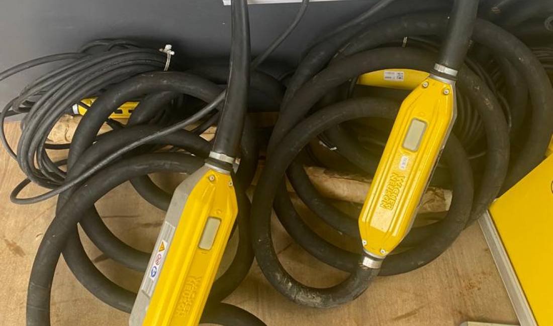 Vibrator i brendshem betoni Wacker Neuson