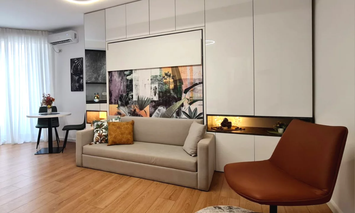 Shtepi ne shitje Apartament ne Tirane, Garsoniere, Mobilimi E mobiluar, Pagesa 80,011  Euro.