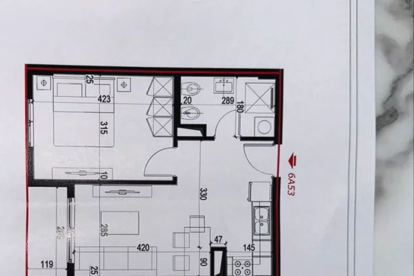 Shtepi ne shitje Apartament ne Tirane, 2+1, Mobilimi Bosh, pa mobiluar, Pagesa 115,000  Euro.