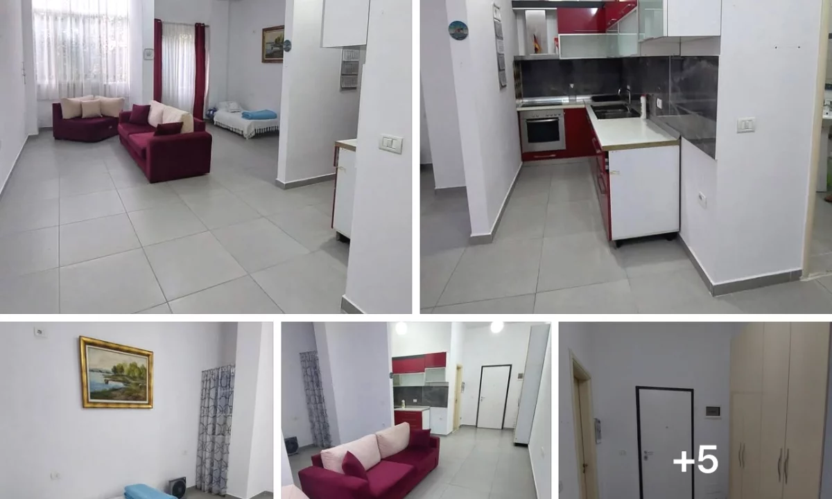 Shtepi me qera Apartament ne Tirane, 1+1, Mobilimi E mobiluar, Pagesa 300  Euro.